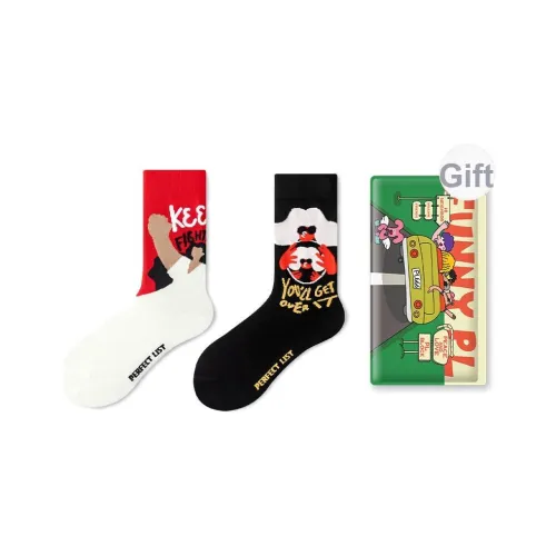 PL Носки Crew Унисекс Сумка для покупок 2 упаковки Смешанные цвета