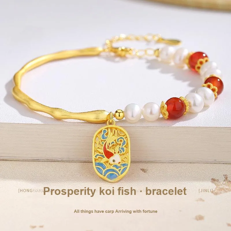 Andaozi Freshwater Pearl Bracelets Women's-1
