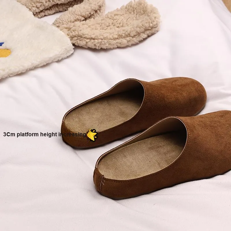 XMISTUO Quiet Abrasion Resistant Slip Resistant Wrap toe Slippers Women's-16