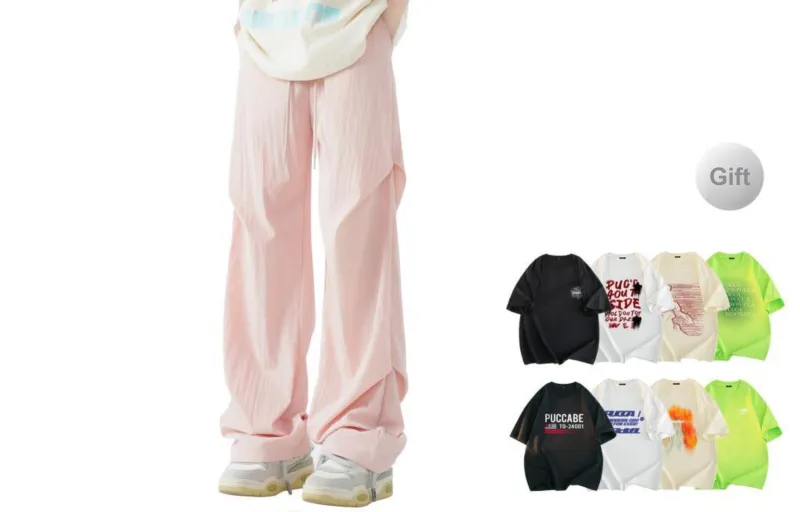 NEAR HERE Casual Pants Unisex-13