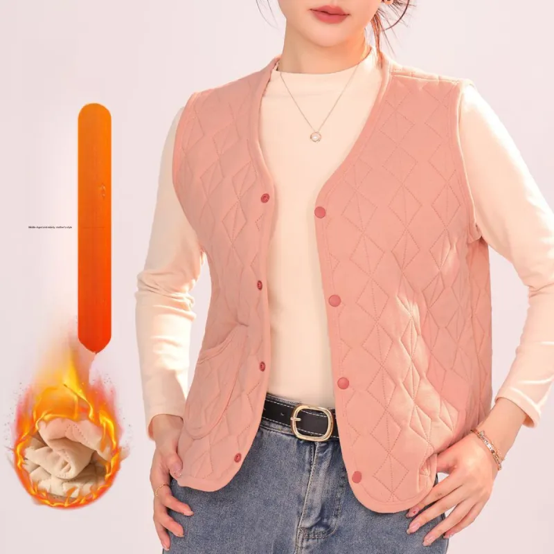 JUNEROSE Thermal Tops Women's Pink-1