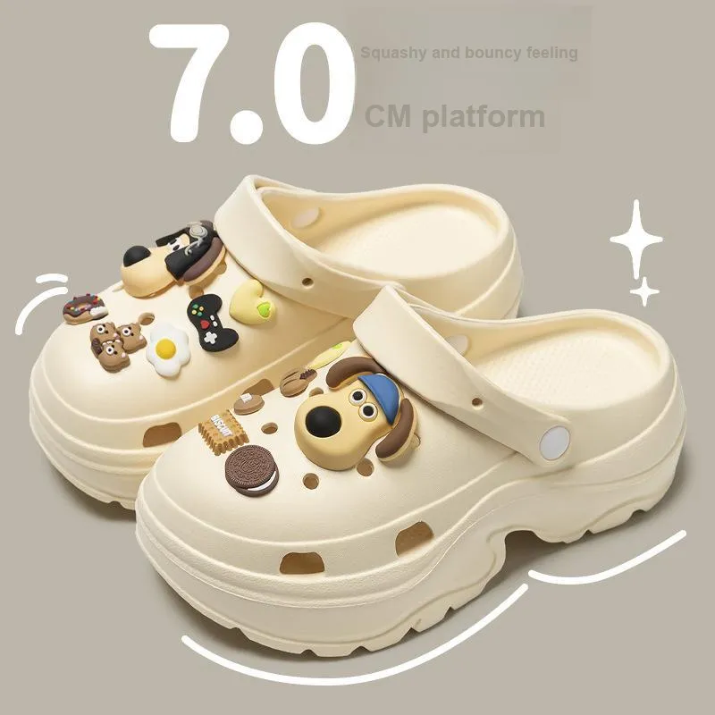Love Of Wormwood Summer Slip Resistant Students' Eva Squashy And Bouncy Feeling Closed Toe Dormitory Home Slippers-39