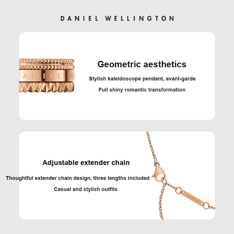 Daniel Wellington Alloy Collarbone Chain Unisex-4