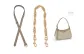 Ecru Extender Strap+Gold Button Chain Decorative Chain