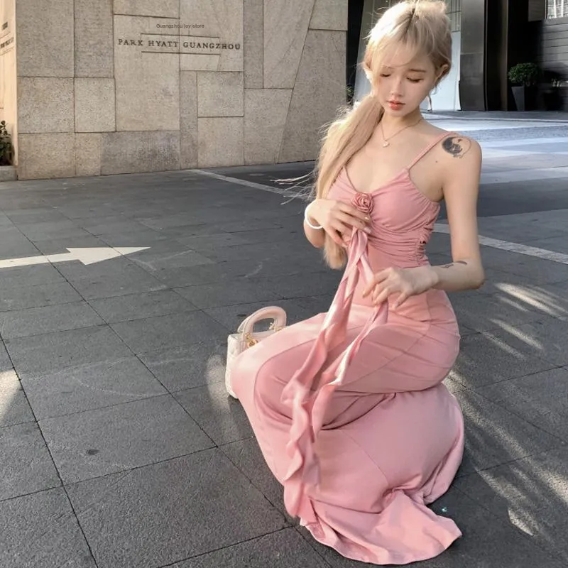 REMOULD Slip Dresses Women's Pink Dress Shopping Bag-3