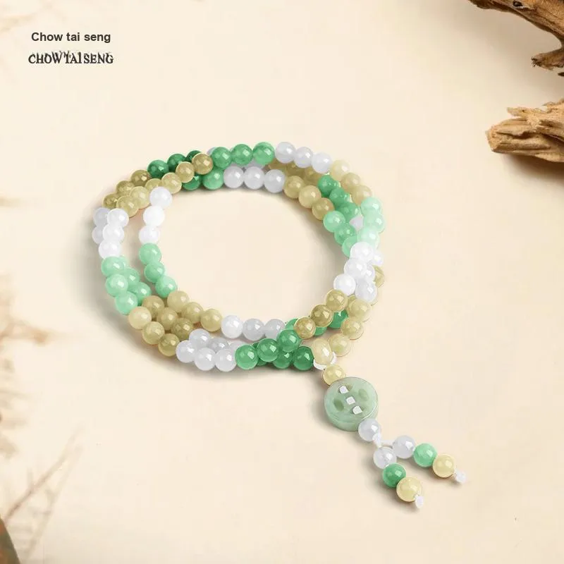CHOW TAI SENG Ice Glutinous Necklaces Women's-4