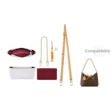 Burgundy Trumpets (DuPont Paper Zippers Liner)+Sub-Bag[Cow Leather Crossbody]Modified Set