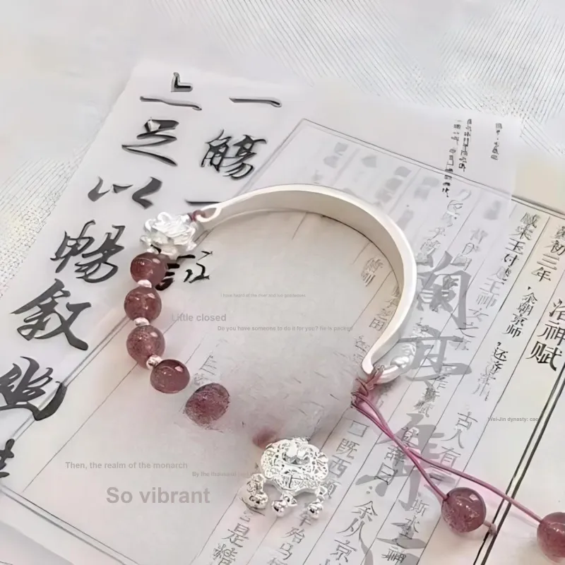 YUFENGXI Colored Glaze Bangles Unisex-3