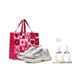 Silver White[Pink Shopping Bag+Keychain]