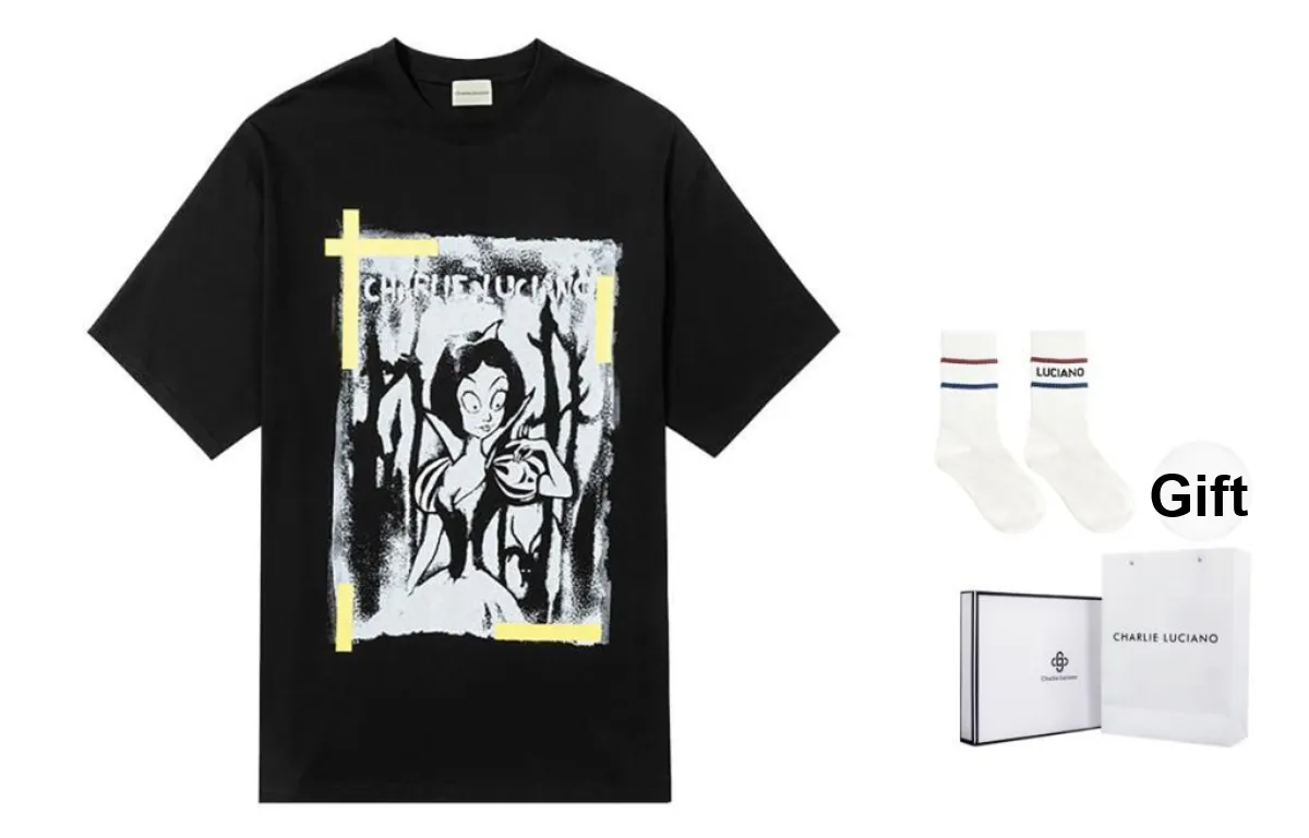 Charlie Luciano T Shirt Unisex Black