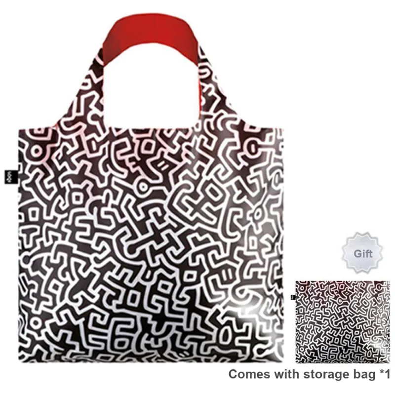 Loqi Recycled Material Handbags Shoulder Bags Regular Unisex Multicolor-0