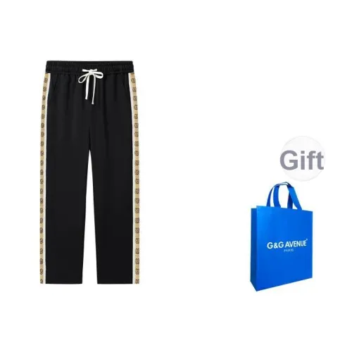G G AVENUE Черные Унисекс Повседневные Штаны