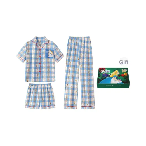 Gongdie X Disney Пижамный комплект для женщин набор в подарочной коробке синий