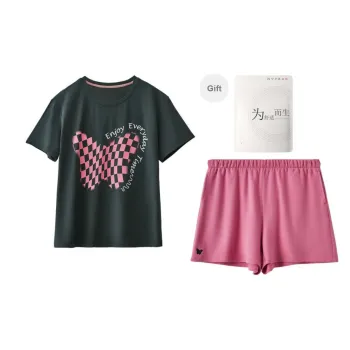 Red Beans At Home Pajama Set Women's Shopping Bag