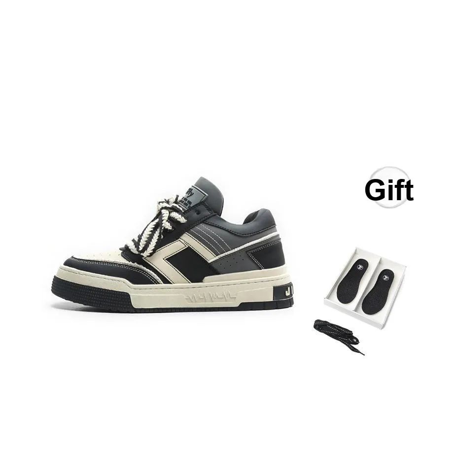 Jifffly Air Cushion Coverage Slip Resistant Cushioning Wear Resistant Height Increasing Low Top Skateboard Shoes Unisex
