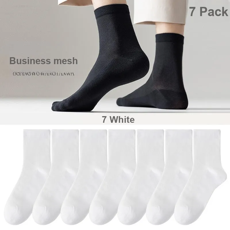 7 SEVFUN Mid Calf Socks Men's Combo Set-49