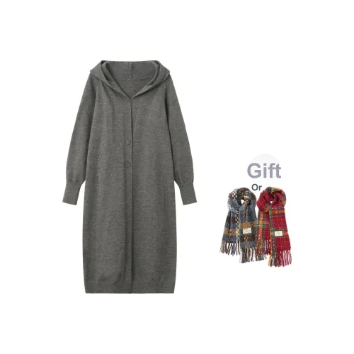 XUANSHU Серый Женский Свитер