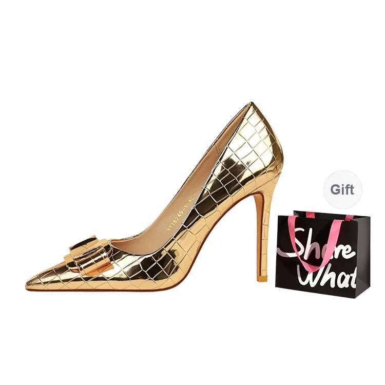 BIGTREE Slim Heel High Heels Women's-8