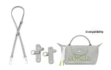 Lyingmini Preppy Style (Gray) Adjustable 90-120cm+Free Perforated