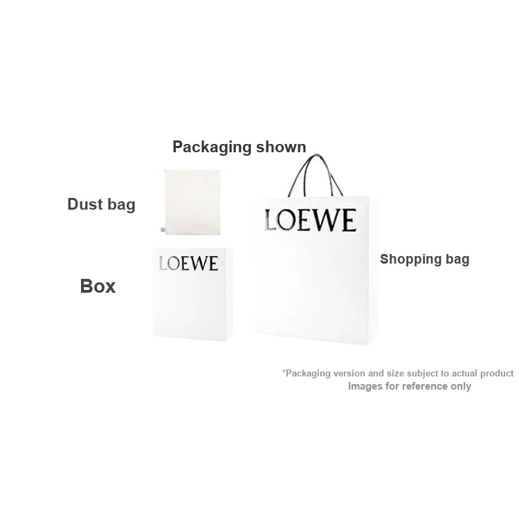 LOEWE Pebble Bucket Grain Calfskin Bucket Bag, Handbag, Shoulder Bag Tubas Men's Green-7