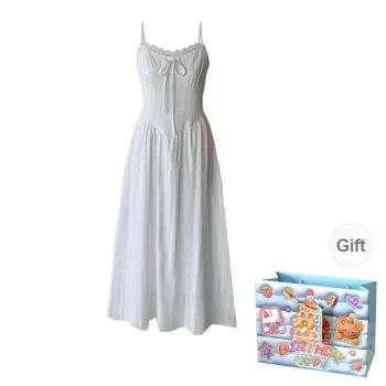REMOULD Slip Dresses Women's White