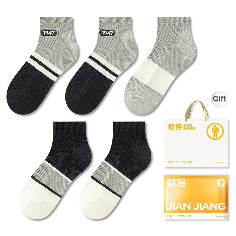 Master Mid Calf Socks Men's Box 5 Pack-4