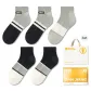 Gray & Black 2+Black & White 2+Gray (5 Pack)