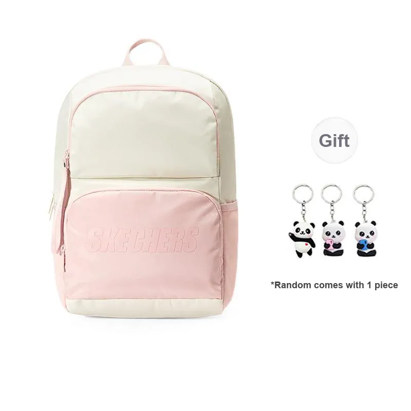 Skechers Fabric Backpack Regular Unisex Cream White-0