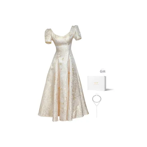 GJFD Короткий рукав Платье Женское