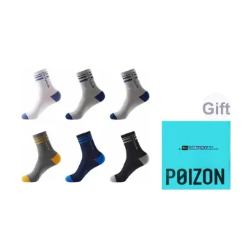 H YXIANG Mid Calf Socks Men's 6 Pack