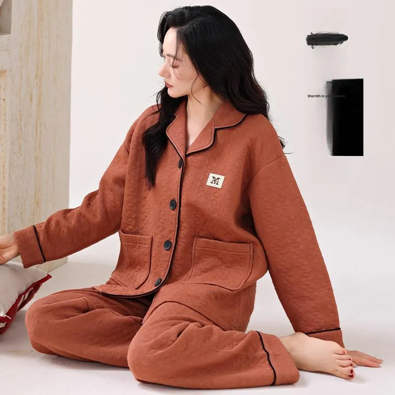UAVAE Pajama Set Women's Image Color-2