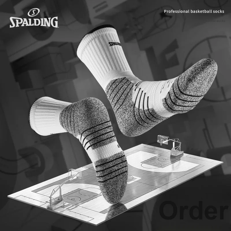 SPALDING Unisex Basketball Socks-1