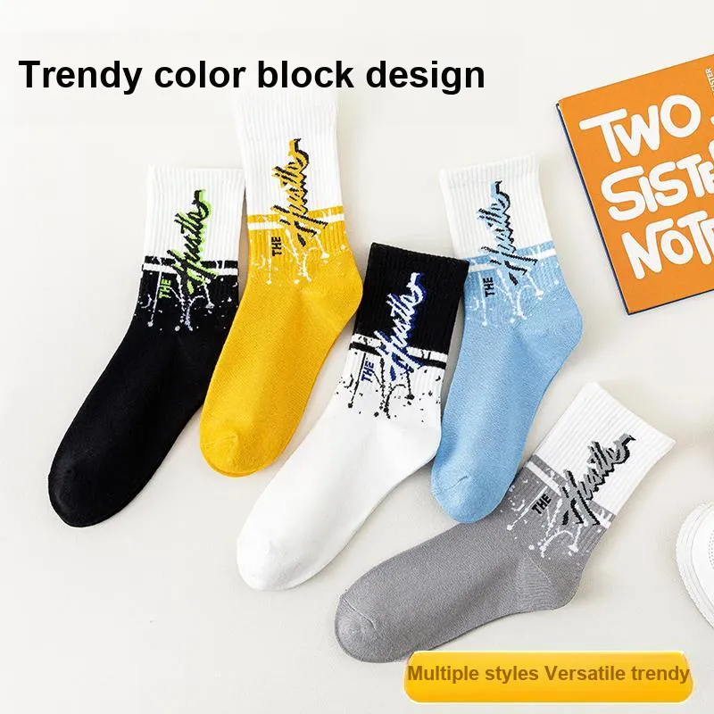 MIIOW Mid-Calf Socks Men's 5 Pack-9