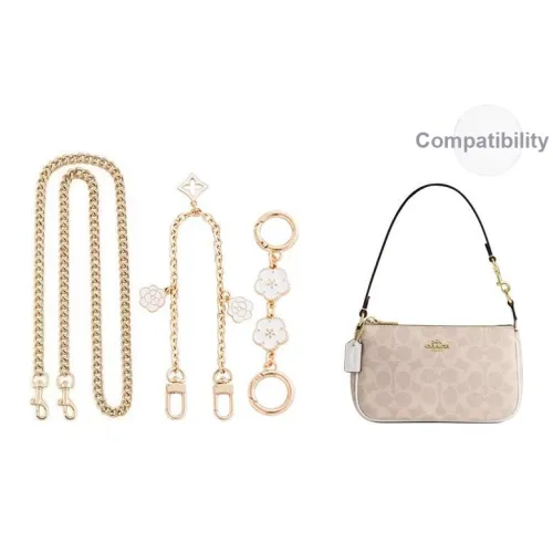 Luxury Care Artisan Workshop Металлический сплав Сумка Ремень Женский Золотой Тон