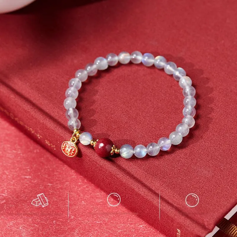 MAGICPOLE Reconstructed Cinnabar Bracelets Women's-6