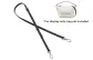 Black Asymmetrical Shoulder Strap