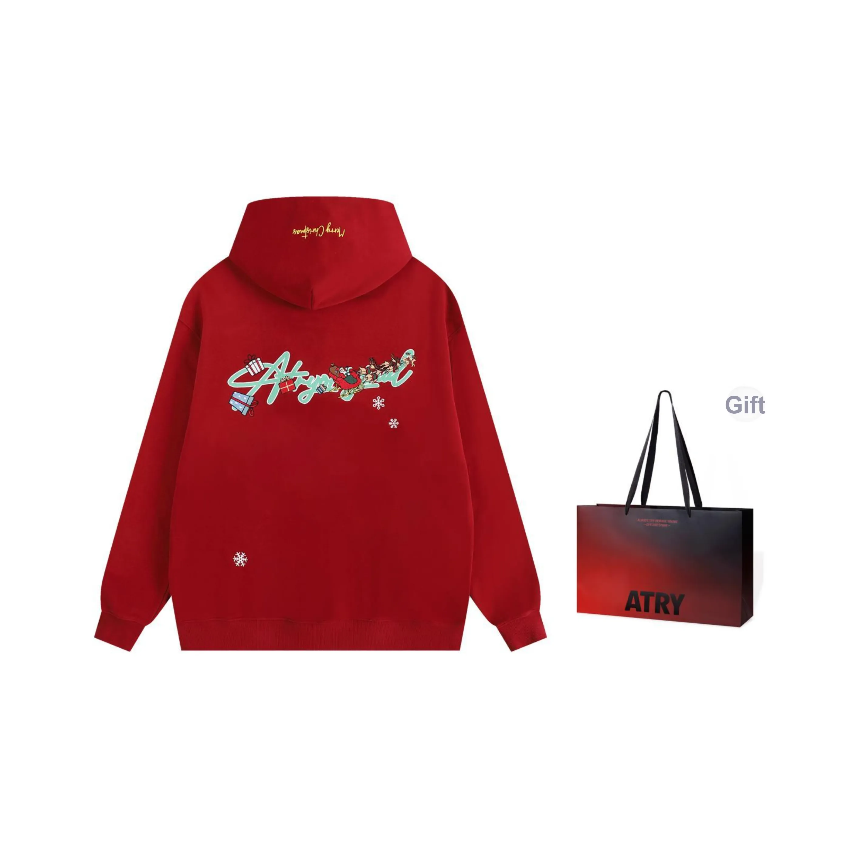 Atry Красный Унисекс Свитшоты