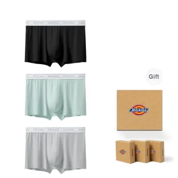 Dickies Underpants Men's Solid Color Comfortable And Breathable Skin Friendly Boxer 3 Pack Gift Box Set