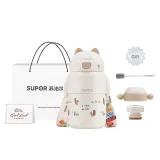 Coconut Milk White, Includes Cross Bib & Brace