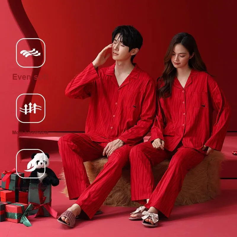 MIIOW Pajama Set Men's Shopping Bag Red-3