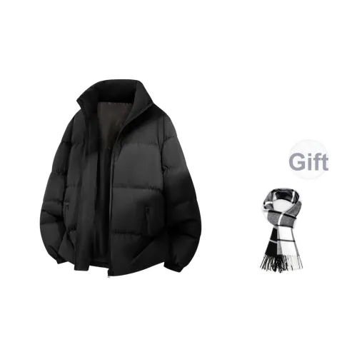 JEANSWEST Хлопковый пуховик бесплатный шарф унисекс