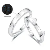 Cute Cat Paw Couple Rings