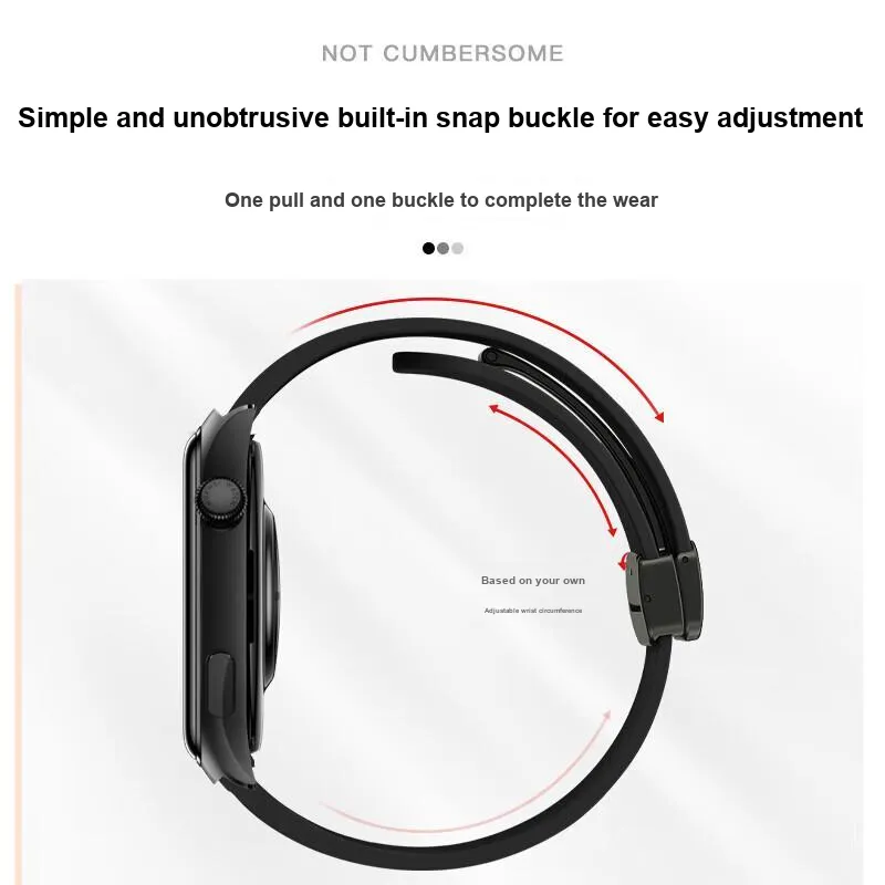PULAISI Xiaomi Compatibility Watch Band Silicone Material-5