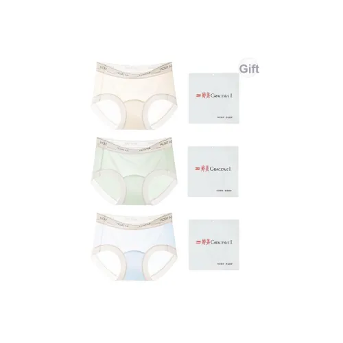 GRACEWELL Женское нижнее белье сумка для покупок 3 упаковки