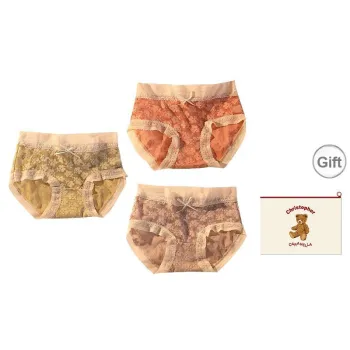 Caramella Underpants Women's Shopping Bag 3 Pack