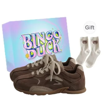 BINGO DUCK Non slip Lightweight Low Top Casual Shoes Women's