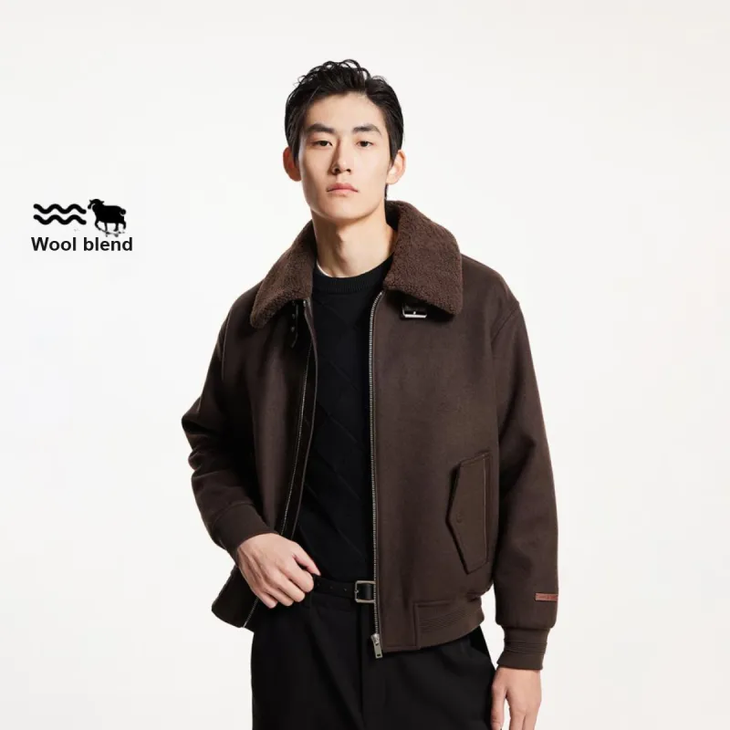 JACK JONES· Coats Men's Chocolate Brown-2