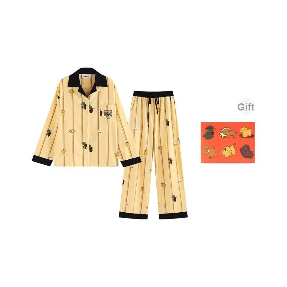 Wabi Town Pajama Подарочная коробка Женские Желтый