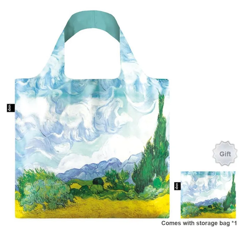 Loqi Recyclable Polyester Tote Bag Shopping Bag Shoulder Bag Handbag Women's Multicolor-7