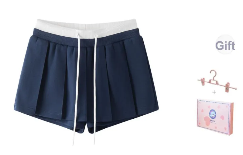 Tokyo Season Casual Short Skirts Women's Gift Box Set Navy Blue-1